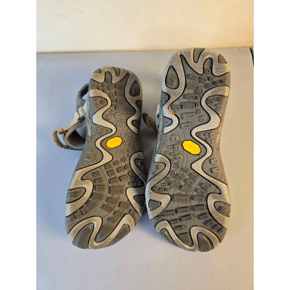 Women's Merrell Beige Gray Sandals Size 7 - Picture 4 of 9